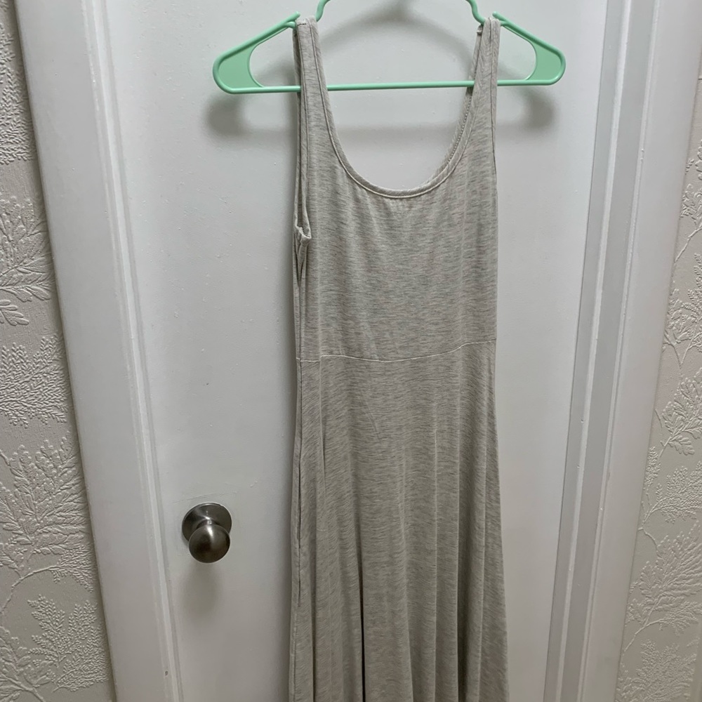 Gray Tank MIDI Dress NWOT